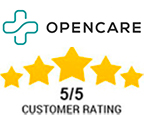Opencare Customer Rating 5/5